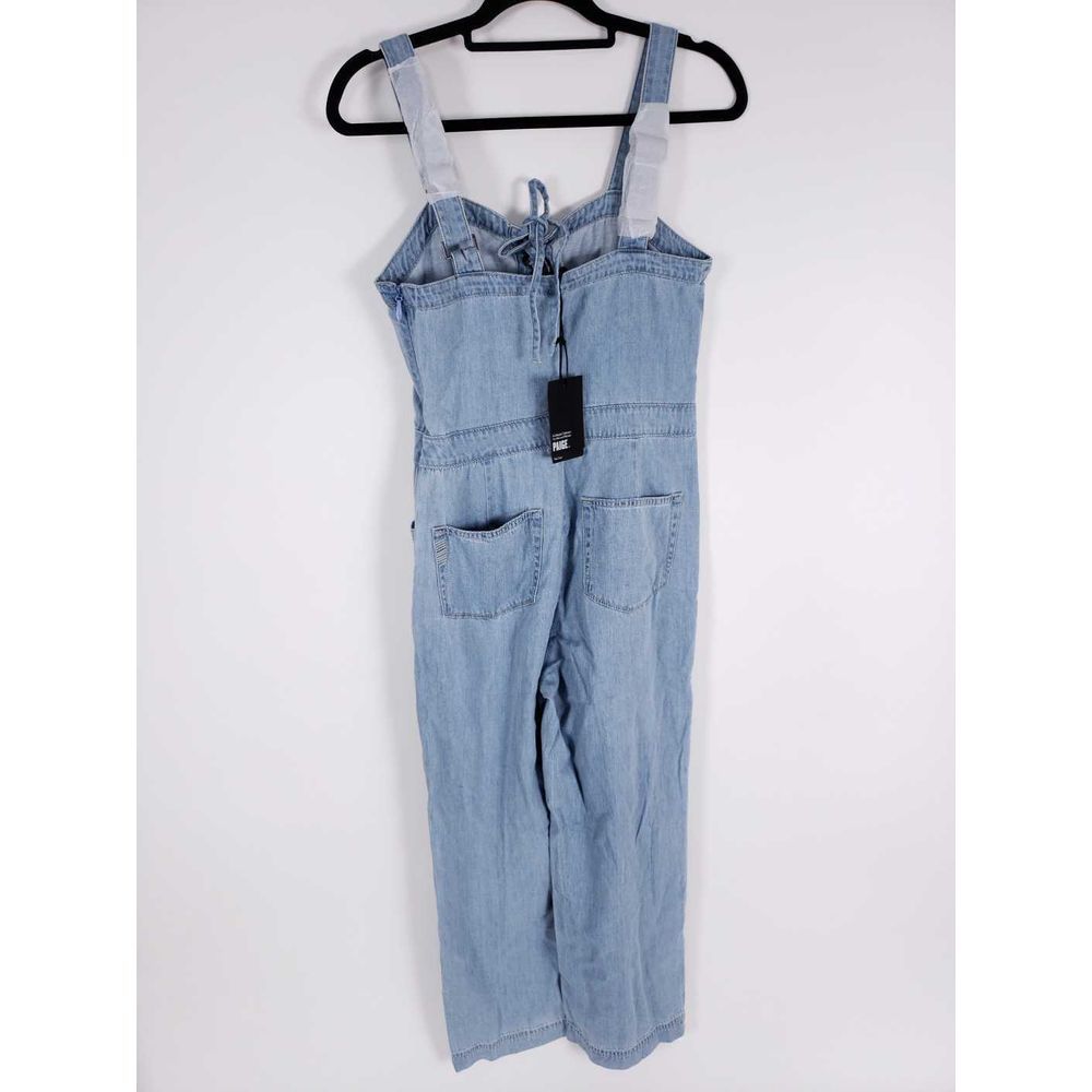 PAIGE November Lace Up Chambray Jumpsuit - Picture 4 of 7